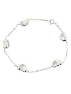 Tiffany & Co Polished Bean Chain Bracelet Silver